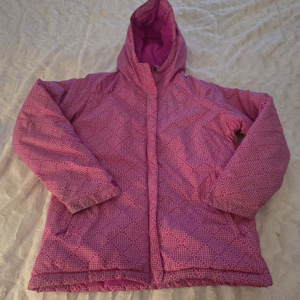 Columbia Kids Puffer Jacket in Pink and Purple